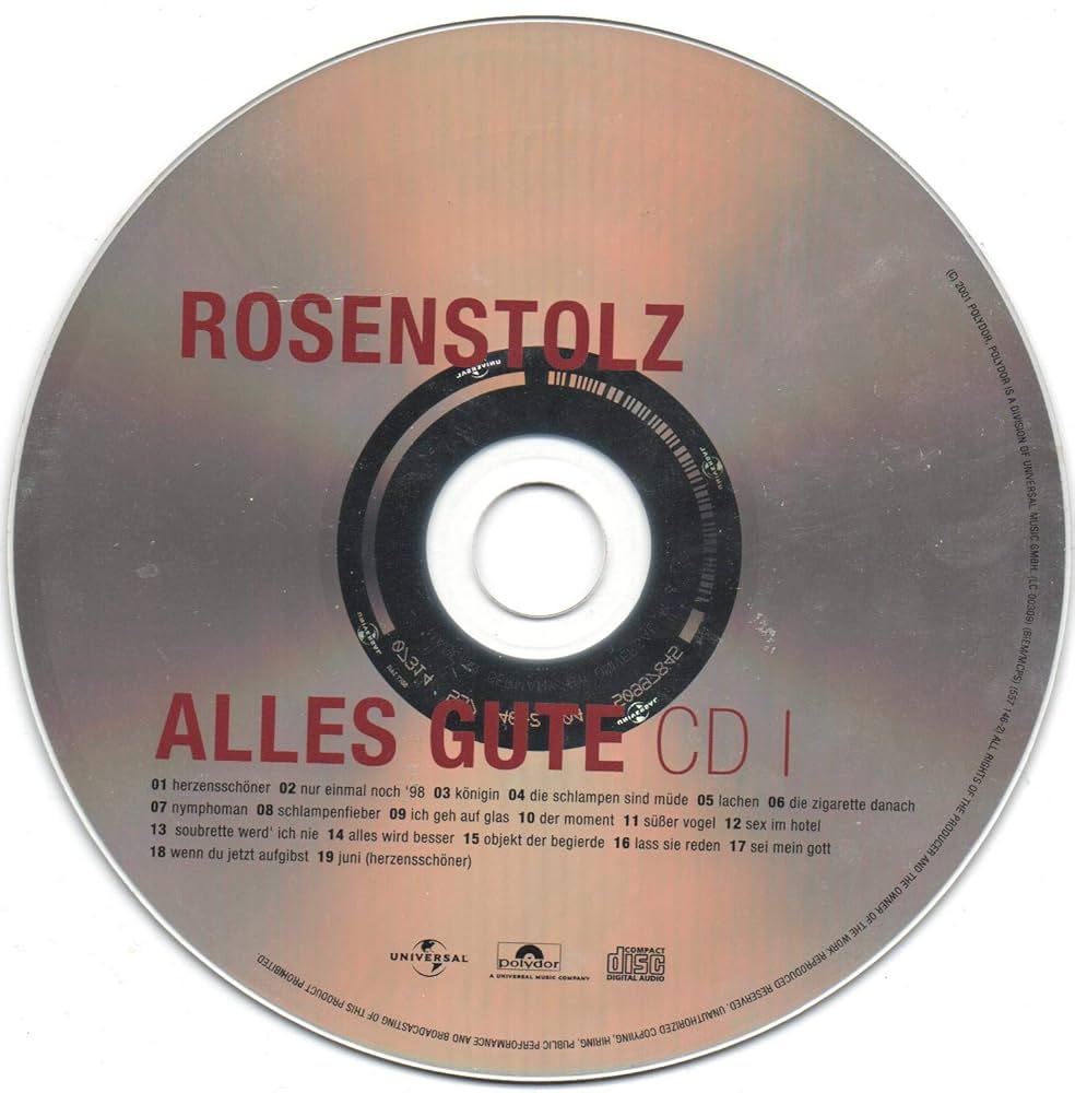 【中古】 Alles Gute Rosenstolz 中古】 Alles Gute Rosenstolz